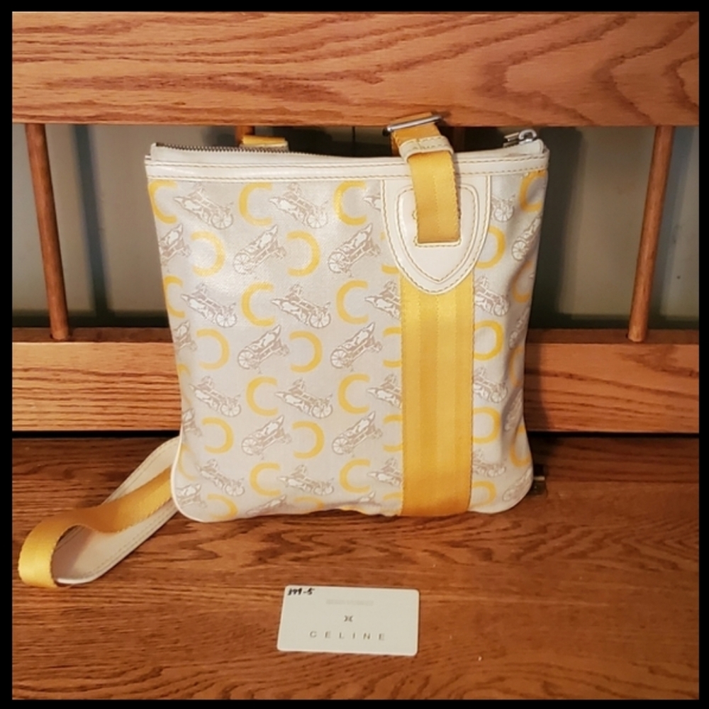 Celine Macadam C Carriage Coated Canvas Messenger Crossbody Bag - Picture 3 of 16